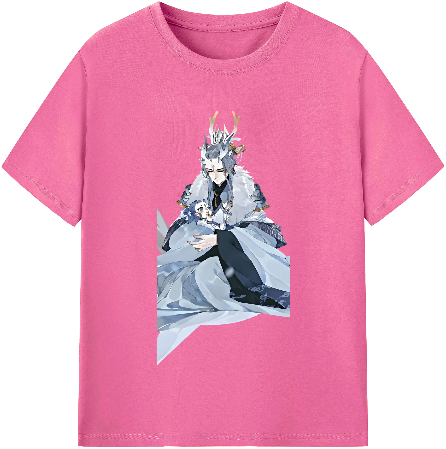 （画像用） Ne Zha 2 ナタ 魔童の大暴れ レディースカジュアルプリントTシャツ（綿100％）
